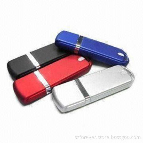 USB Flash Drive with 2, 4, 8 and 16GB Capacity and Metal Housing